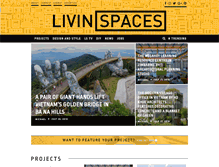 Tablet Screenshot of livinspaces.net